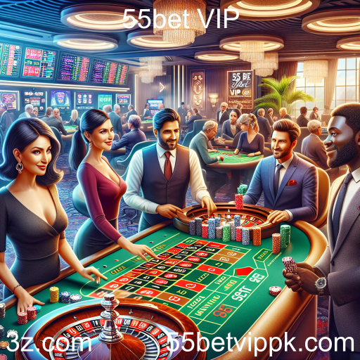 Experimente a Emoção do Cassino Ao Vivo no 55bet VIP